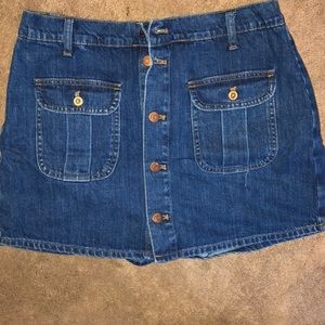Madewell Dark Wash Skort